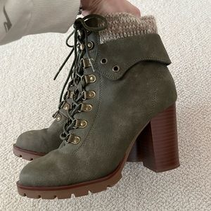 Practically new JustFab boots💚🤎